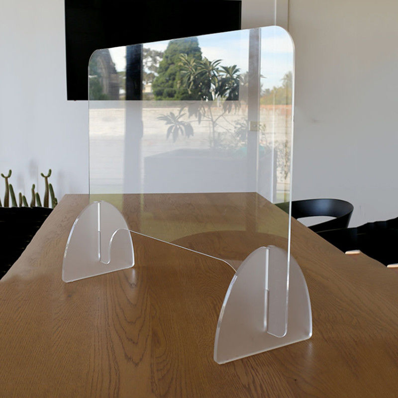 Desk Clear Opal 20mm Acrylic Sneeze Guard