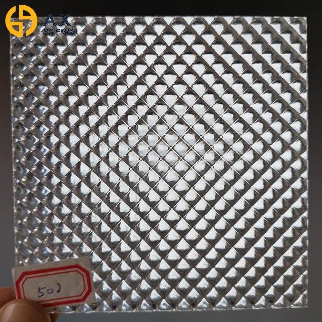 Anti Aging Embossed 10mm Frosted Polycarbonate Sheet